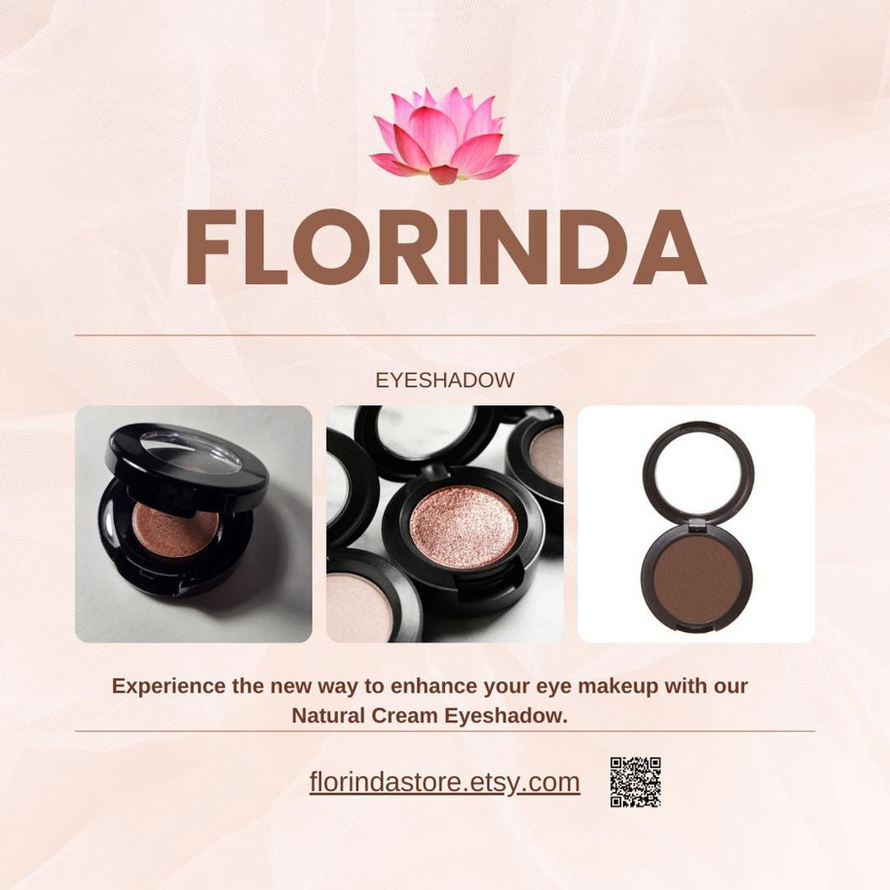 Florinda Beauty Natural Cream Eyeshadow